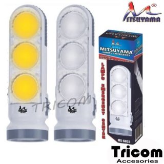 Lampu Emergency 18 LED + 5Watt + Senter 1Watt Mitsuyama