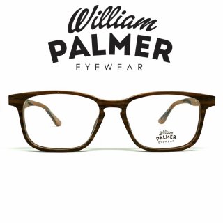 10. William Palmer Wood Kacamata Pria Wanita Jace Amber 8098 C22, Kacamata dengan Gaya Muda