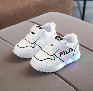 Sepatu Anak Fila LED Lampu Nyala