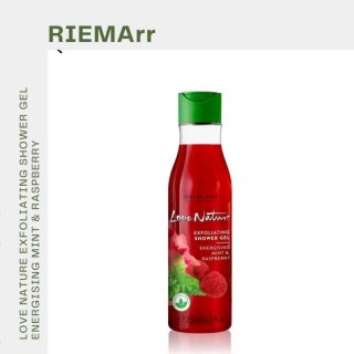 Oriflame Love Nature Exfoliating Shower Gel Energising Mint & Raspberry