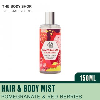 20. The Body Shop Pomegranate & Red Berries Hair & Body Mist, Segar Sepanjang Hari