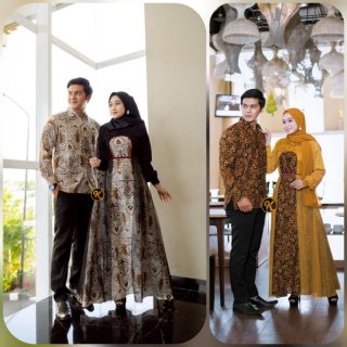 Batik Couple Modern Aksara