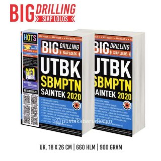 Buku Drilling UTBK Saintek : Buku SBMPTN SAINTEK UTBK Big Drilling Bedah Soal dan Pembahasan Lengkap