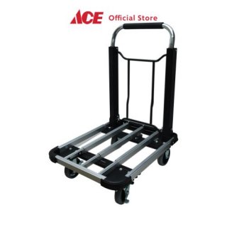 Ace - Krisbow Troli Barang Lipat Aluminium Alloy 150 Kg Foldable Trolley Hand Truck Fold Perlengkapan Industri