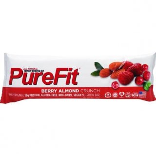 Purefit Protein Bar (18g Protein) - Berry Almond (57g) - Low Glycemic 