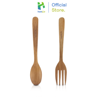 HomLiv Lovela Wooden Cutlery 07257