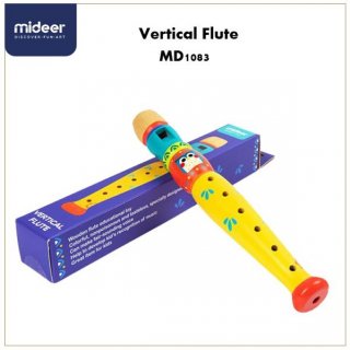24. Mideer Vertical Flute Mainan Edukasi Anak MD1083, Anak Belajar Meniup dan Mengontrol Napas