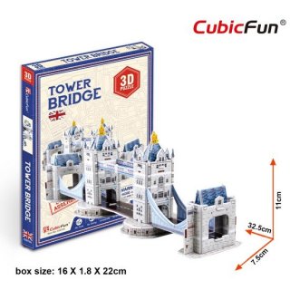 Cubic FunTower Bridge Mini 3D PuzzleS3010H