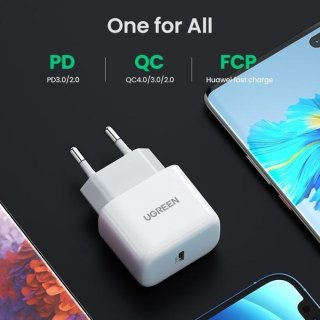 Charger Ugreen Pd 20W Usb Type C Qc 3.0 Iphone & Android - Cd241 