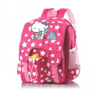 9. Catenzo Junior Tas Ransel Anak Perempuan Hello Kitty SUM 186 - Pink, Berkesan Feminin dan Menggemaskan