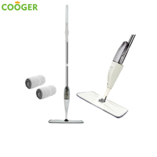 COOGER New White Spray Mop Automatic Water Tank