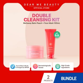 Dear Me Beauty Double Cleansing Kit (Peach)