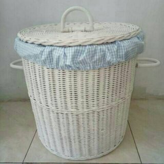 Keranjang Laundry Basket Rotan