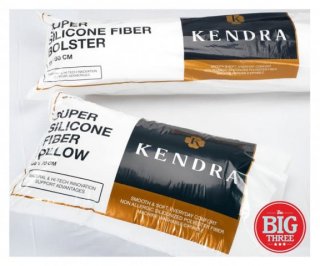 4. Kendra - Paket Bantal + Guling Silikon - Soft Pillow Bolster Silikon