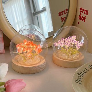DIY Tulip Lampu Tidur Handmade