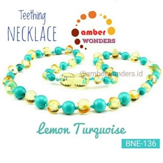 30. BNE-136 KALUNG AMBER bayi PEREDA NYERI Lemon Turquoise, Hadir dengan Warna yang Mewah dan Cantik
