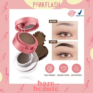 Pink Flash 2-in-1 Eyebrow Cream & Powder Gel Pomade