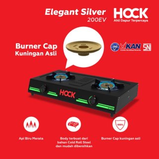 Hock Kompor Gas 2 Tungku HP-200EV