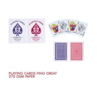 Fing Great Playing Cards Plastic Coated