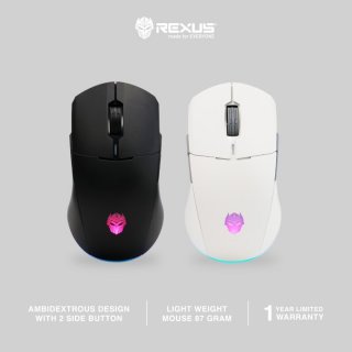 Rexus Mouse Wireless Gaming Arka II 107 Dual Connection
