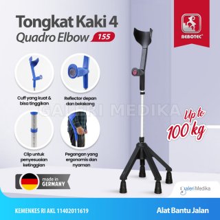 Tongkat Kaki 4 Rebotec Quadro Elbow 155
