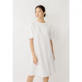 11. Mille Fleur White Dress - Edina White
