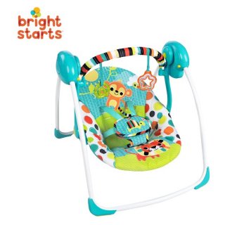 25. Bright Starts kaleidoscope safari portable swing