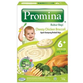 Promina Bubur Bayi 6+ Ayam Kampung Brokoli Keju