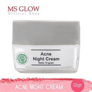 5. MS Glow Acne Night Cream