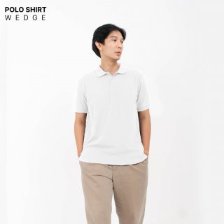 17. Jipclo Kaos Polo Shirt Pria Putih