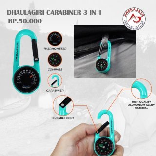 Dhaulagiri Carabiner Compass 3 in 1