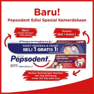 Pepsodent Pencegah Gigi Berlubang with Mikrokalsium Pasta Gigi Value Pack