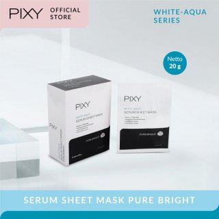 11. Pixy White Aqua Serum Sheet Mask / Masker Wajah - Pure Bright