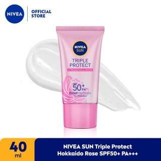 NIVEA SUN Face Serum Triple Protect Hokkaido Rose SPF50+ 