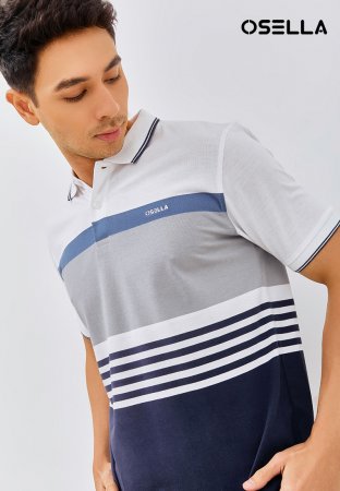 Osella Man Polo Shirt Stripe