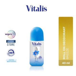 Vitalis Fragranced Deodorant Roll On Extra Whitening Breeze 40ml