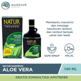 6. Natur Herbal Shampoo Aloe Vera