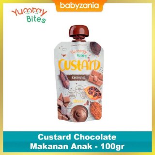 Yummy Bites Custard Chocolate Makanan Puree Anak Bayi