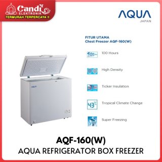 9. Aqua Freezer Box AQF-160(W), Mampu Menjaga Makanan Hingga 100 Jam