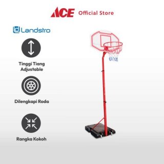 Ace - Landstro Set Ring Dan Tiang Bola Basket Untuk Anak 96 Cm