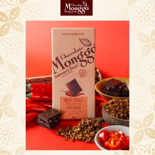 22. Chocolate Monggo | Red Chili & Dark Chocolate 80gr, Cokelat dengan Rasa Tak Biasa