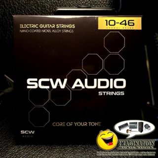 26. SCW Audio Strings Nano Coated 10-46 untuk Permainan Nada-nada Lembut 