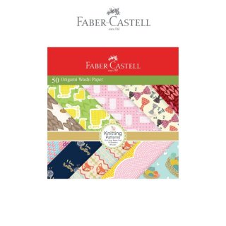 Faber-Castell Origami Washi Paper Knitting Pattern 15x15