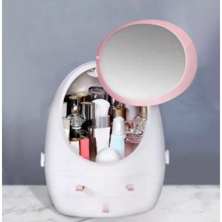 Unik 5232 Rak Kosmetik Cermin LED Kotak Kosmetik