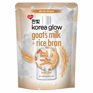 27. Korea Glow Goats Milk & Rice Bran, Kulit Cerah Glowing dan Sehat dengan Aroma Lembut