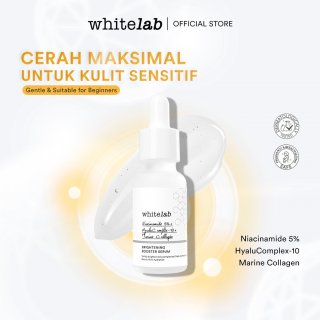 10. WhiteLab Brightening Booster Serum Niacinamide 5%, Mencerahkan Wajah Kusam Akibat Produksi Sebum Berlebih