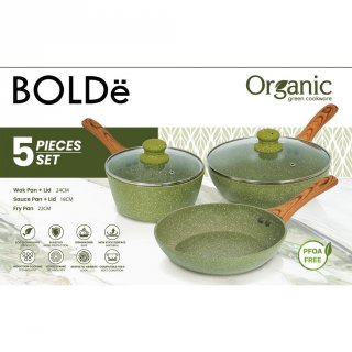 BOLDe Organic Pan Set 5pcs