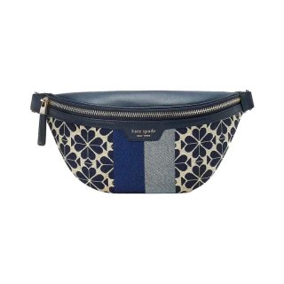 Kate Spade Jacquard Medium Belt Bag Blue Multi