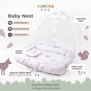 14. Sumimo Baby Nest / Kasur Kolam Kelambu