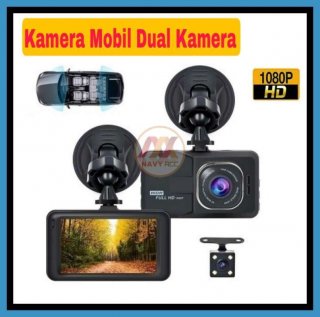 NS - Kamera Mobil Dash Cam 2 Kamera - DVR Car Dual Camera Dash Cam CME2